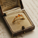 Japanese Orange Garnet Ring Female – Gifts for Her — 4