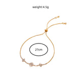 Brass Gold Plated Square Micropaved Zircon – Jewelry Gift Ideas — 8