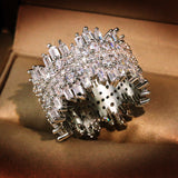 Irregular Micro Inlaid Zircon Ring – Surprise Gifts — 3
