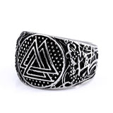 Vintage Stainless Steel Stacked Triangle Ring – Surprise Gifts — 7