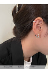 999 Sterling Silver Ear Clip Gang Drill Zircon – Small Gift Ideas — 2
