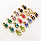 Elegant High Sense Inlaid Zircon Square Women's Ear – Gifts for Her — 7