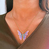 Fashion Pearl Butterfly Necklace – Jewelry Gift Ideas — 1
