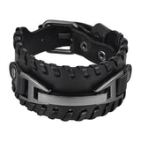 Genuine Leather Macrame Bracelet Braided For Men – Jewelry Gift Ideas — 5