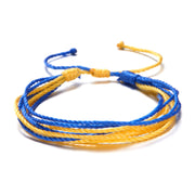 Creative Natural Stone Yellow Blue Hand Woven – Jewelry Gift Ideas — 6