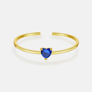 S925 Sterling Silver 5-color Love Thin Body Ring – Gifts for Couples — 6