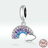 Rainbow Color S925 Sterling Silver Pendant Ornaments – Stylish Gifts — 1