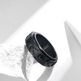 Hip Hop Male Star Sun Moon Titanium Steel Rotatable – Gifts for Him — 4