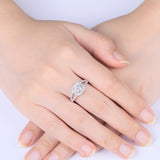 Highlight S925 Sterling Silver Inlaid Moissanite Ring – Stylish Gifts — 4