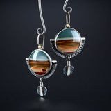 Retro Creative Semicircle Ethnic Style Colored Glaze – Stylish Gifts — 3
