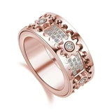 Fashion Eyelet Star Wheel Spinning Ring – Stylish Gifts — 6