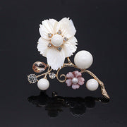 Top-Grade Engraving Conch Crystal Plum Brooch – Jewelry Gift Ideas — 2