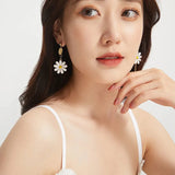 Fashion Asymmetric Flower Earrings – Stylish Gifts — 1