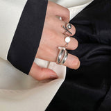 Retro Geometric Index Finger Ring – Jewelry Gift Ideas — 5