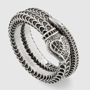 Vintage Distressed Hip Hop S925 Sterling Silver Ring – Stylish Gifts — 4