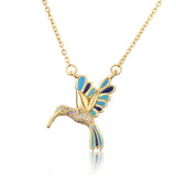 Dropping Oil Personality Immortal Bird Pendant – Jewelry Gift Ideas — 5