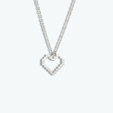 Mosaic Heart Hollow Necklace – Jewelry Gift Ideas — 3