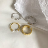 Pearl Cool Style Personality Ring – Stylish Gifts — 2