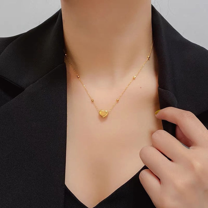 Cool Style Simple Fashion Love Titanium Steel Necklace – Stylish Gifts — 1