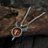 Alloy Horn Devil's Eye Brown Eyes Men's Pendant – Jewelry Gift Ideas — 2