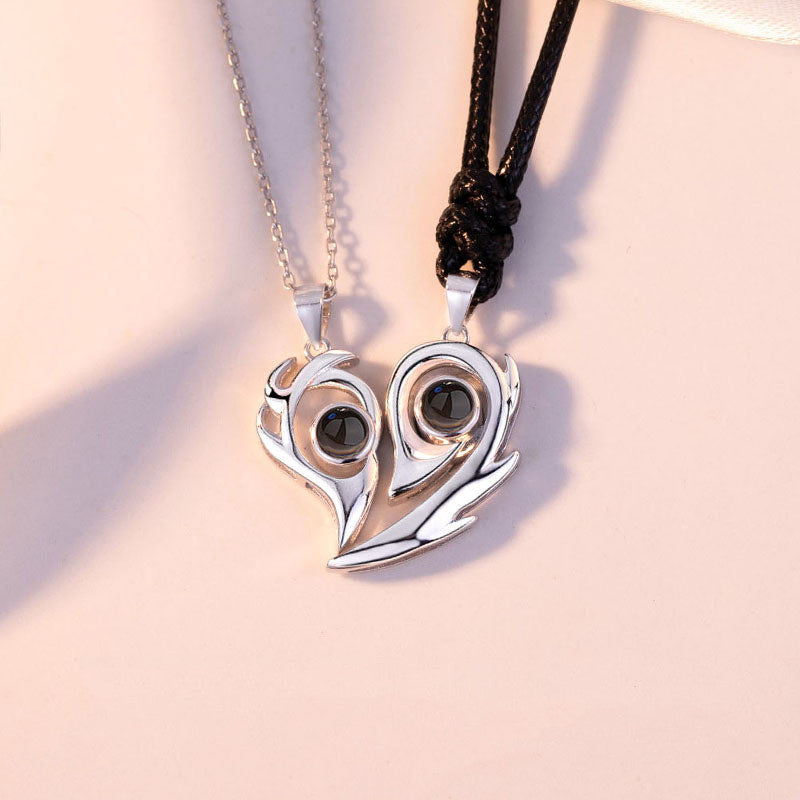 Couple Necklace Silver Men And Women Pair Trend – Jewelry Gift Ideas — 1