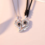 Couple Necklace Silver Men And Women Pair Trend – Jewelry Gift Ideas — 1