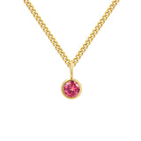 Stainless Steel Necklace With Diamond Birthstone – Jewelry Gift Ideas — 13