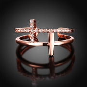 European Simple Atmosphere Fashion Classic Cross Ring – Stylish Gifts — 1