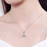 Women's Sterling Silver Moissanite Small Skirt – Jewelry Gift Ideas — 6