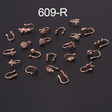 Micro-inlaid Zircon U-shaped Nose Ear Bone Clip – Stylish Gifts — 2