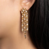 Women's Airy Fashionable Simple Tassel Earrings – Gifts for Her — 2