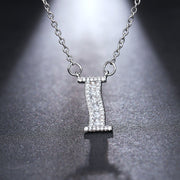 Fashion Temperament 26 Letter Zircon Necklace – Jewelry Gift Ideas — 14