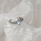 Moonlight Stone Opal Gem Ring Female – Gifts for Her — 2