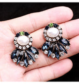 Women's Crystal Alloy Vintage Earrings Stud – Gifts for Her — 4