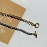 Women's Retro Two-tone Twist Chain Necklace – Jewelry Gift Ideas — 13