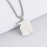 Stainless Steel Milk Bottle Pendant Titanium – Jewelry Gift Ideas — 4