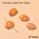 Hand-painted Yellow Small Fish Shape Ceramic – Jewelry Gift Ideas — 20