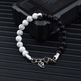 Stainless Steel Natural Stone Bracelets Bangle – Jewelry Gift Ideas — 2