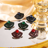 Vintage Electroplated Zircon Earrings Light Luxury – Surprise Gifts — 1