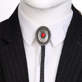 Celtic Pattern Turquoise Agate Bolo Tie – Thoughtful Gifts — 15