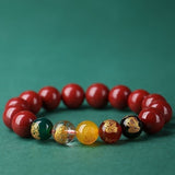 Cinnabar Bracelet Natural Five Gods Of Wealth – Jewelry Gift Ideas — 4