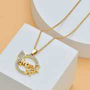 Mother's Day Mom Heart Shape With Diamond Letter – Gifts for Her — 7