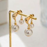 Pearl Earrings For Women Retro Easy Matching Simple – Gifts for Her — 2
