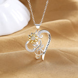 Pastoral Style Two-color Sunflower Pendant Trend – Jewelry Gift Ideas — 1