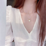 Natural Freshwater Pearl Love Design Two-piece – Gifts for Couples — 5