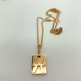 Titanium Steel Electroplating Square Necklace – Jewelry Gift Ideas — 8