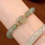 Ring Buckle Chalcedony Simple Bracelet Bracelet – Jewelry Gift Ideas — 1