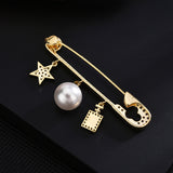 Brooch Simple Pin Coat Accessories Star Brooch – Stylish Gifts — 2