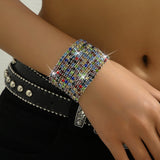 Women's Diamond Elastic Bracelet Wrist Ring Gems – Jewelry Gift Ideas — 6