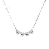 Engraved Stainless Steel Necklace Heart-shaped – Jewelry Gift Ideas — 6